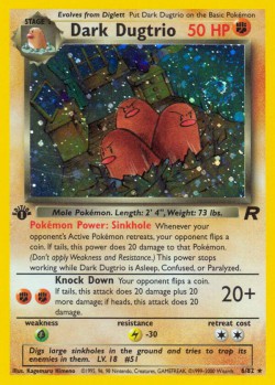 Carte Pokémon: Dark Dugtrio