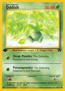 Carte Pokémon: Oddish