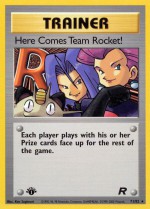 Carte Pokémon: Et voila les Team Rocket !