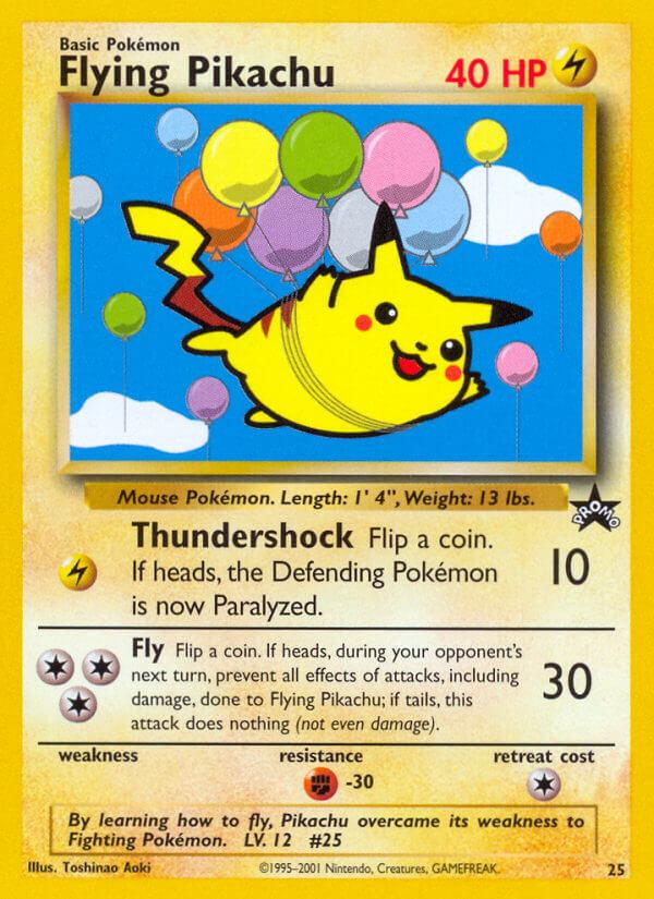 Carte Pokémon: Flying Pikachu [Pikachu volant]