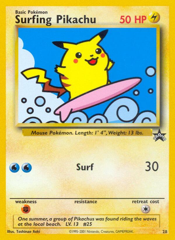 Carte Pokémon: Surfing Pikachu [Pikachu surfeur]