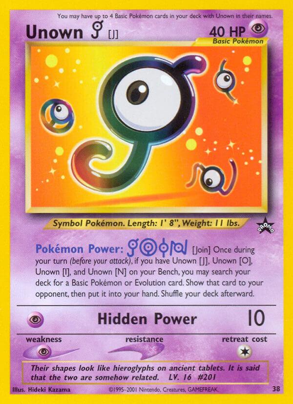 Carte Pokémon: Unown [J] [Zarbi [J]]