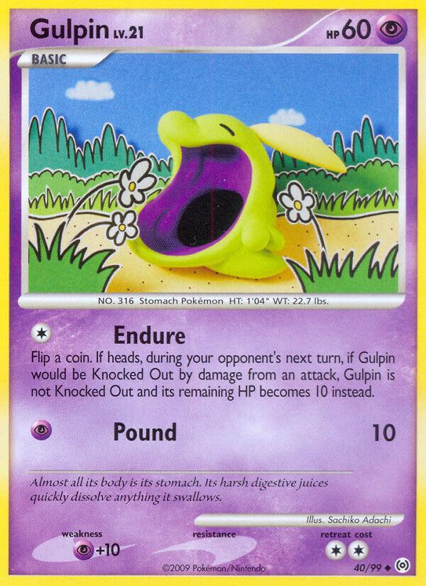 Carte Pokémon: Gulpin [Gloupti]