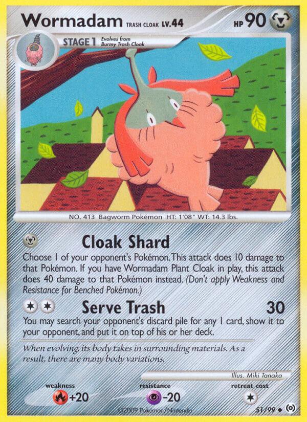 Carte Pokémon: Wormadam Trash Cloak [Cheniselle Cape Déchet]