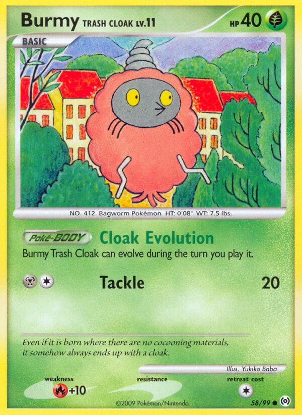 Carte Pokémon: Burmy Trash Cloak [Cheniti Cape Déchet]