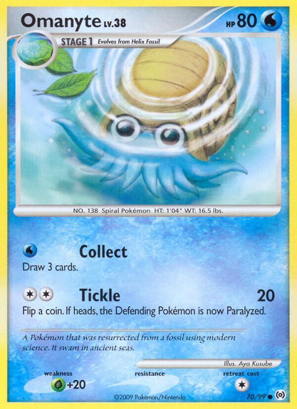 Carte Pokémon: Omanyte [Amonita]