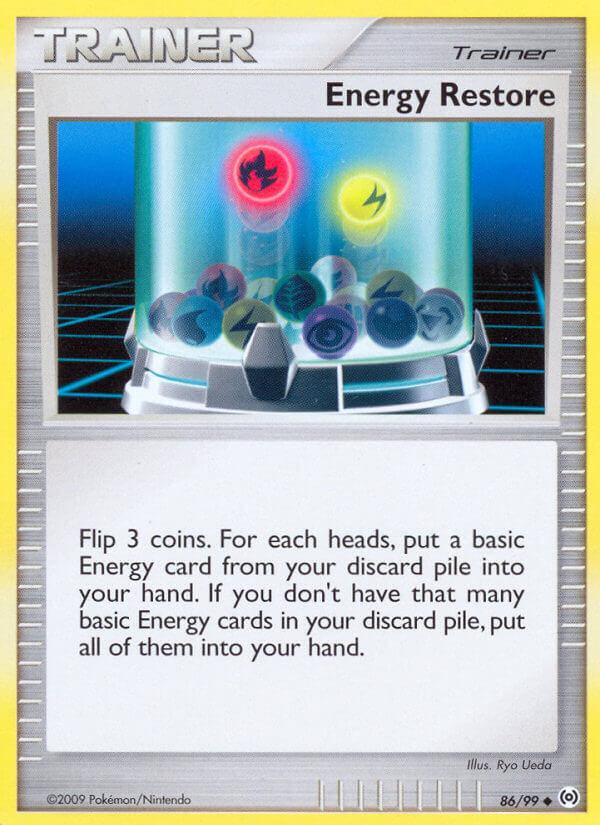 Carte Pokémon: Energy Restore [Restauration d'énergie]