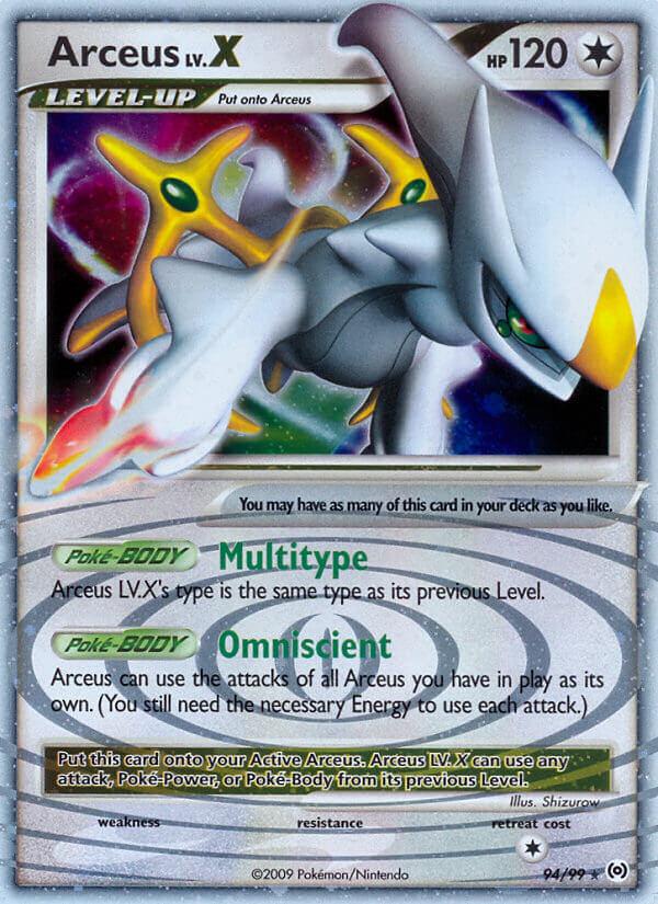 Carte Pokémon: Arceus LV.X [Arceus NIV.X]