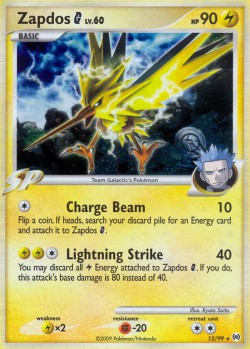 Carte Pokémon: Zapdos G