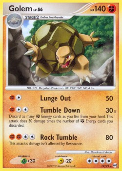 Carte Pokémon: Golem