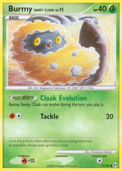 Carte Pokémon: Burmy Sandy Cloak