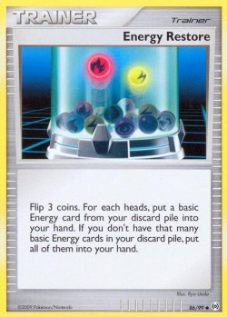 Carte Pokémon: Energy Restore