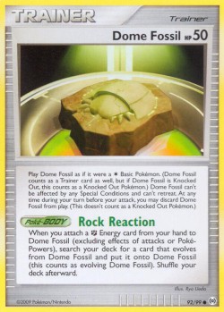 Carte Pokémon: Dome Fossil