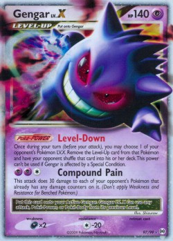 Carte Pokémon: Gengar LV.X