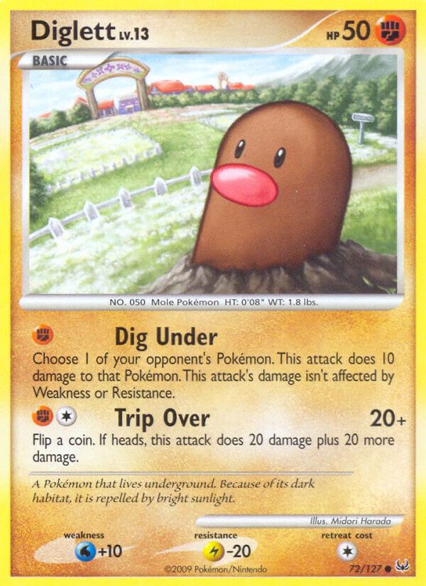 Carte Pokémon: Diglett [Taupiqueur]