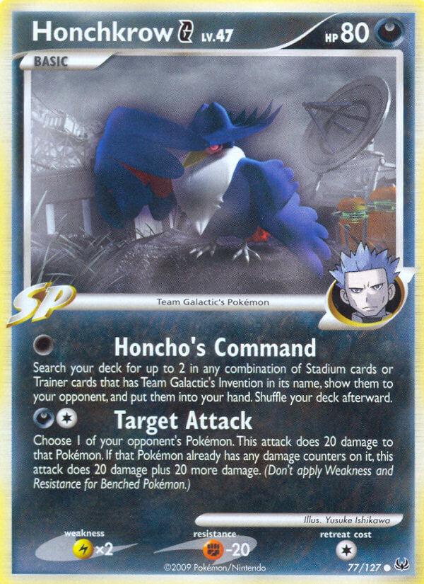 Carte Pokémon: Honchkrow G [Corboss G]