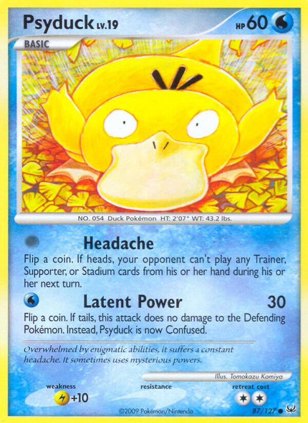 Carte Pokémon: Psyduck [Psykokwak]