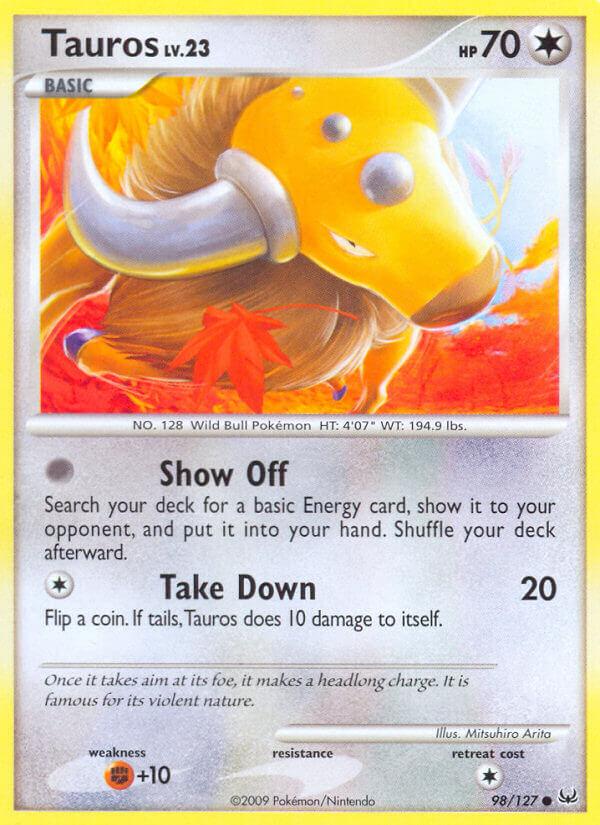 Carte Pokémon: Tauros [Tauros]