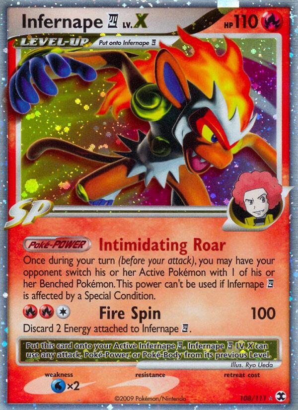 Carte Pokémon: Infernape 4 LV.X [Simiabraz 4 NIV.X]