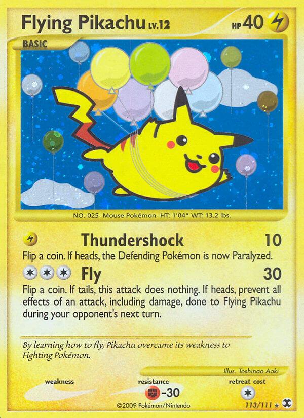 Carte Pokémon: Flying Pikachu [Pikachu volant]