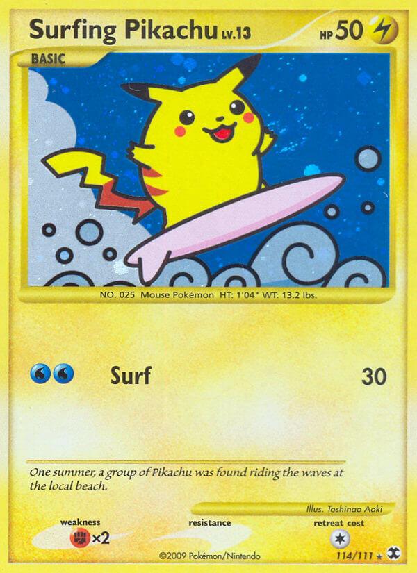 Carte Pokémon: Surfing Pikachu [Pikachu surfeur]