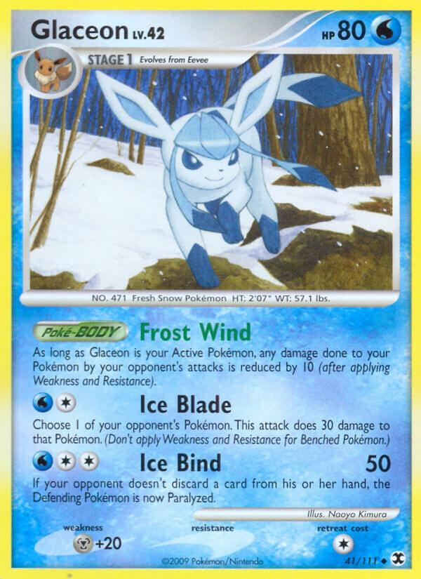 Carte Pokémon: Glaceon [Givrali]