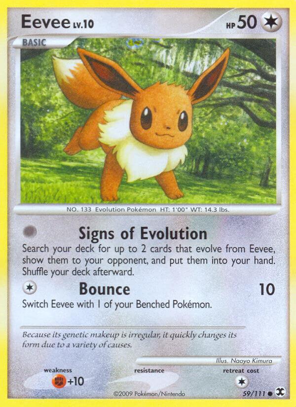 Carte Pokémon: Eevee [Evoli]