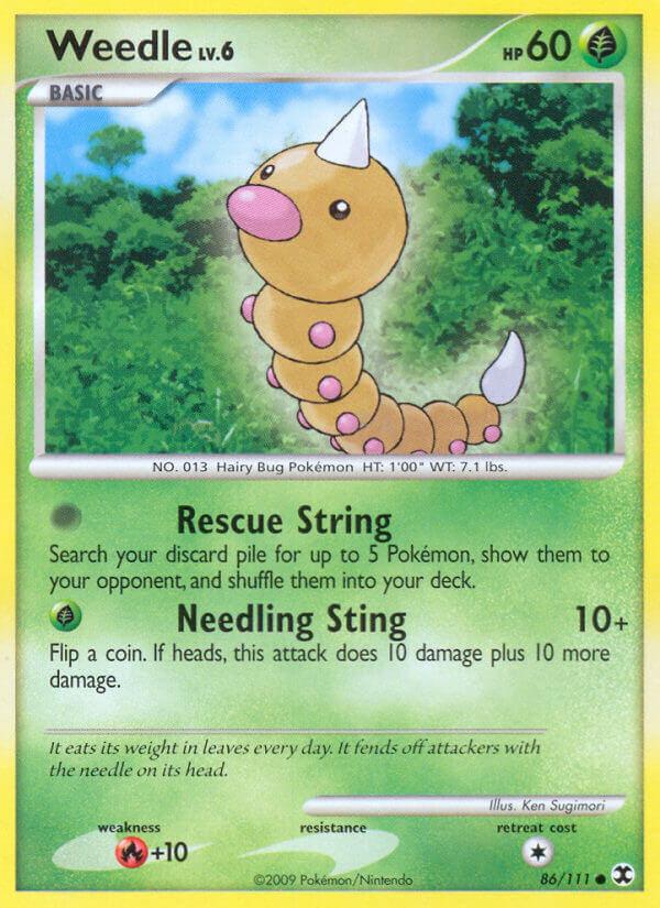 Carte Pokémon: Weedle [Aspicot]