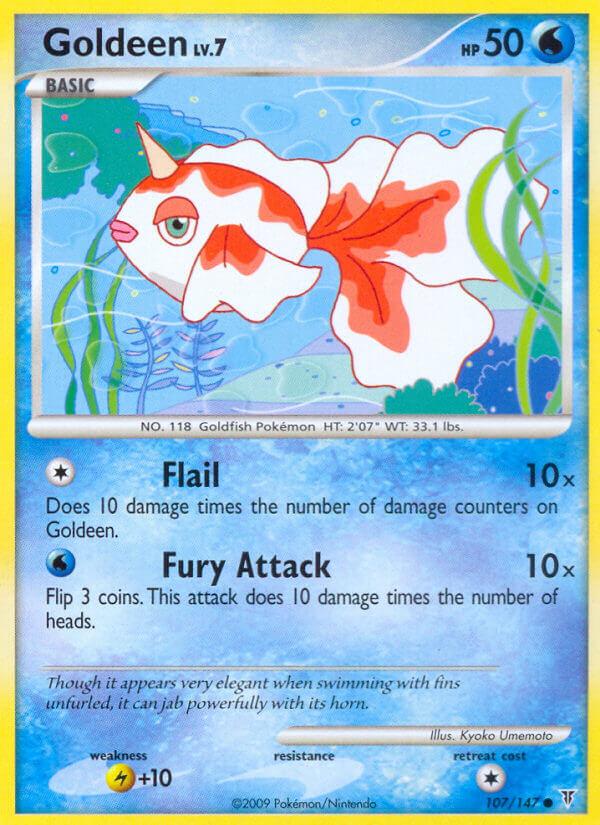 Carte Pokémon: Goldeen [Poissirène]