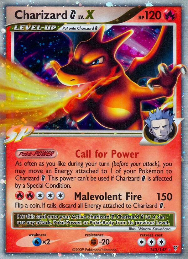 Carte Pokémon: Charizard G LV.X [Dracaufeu G NIV.X]