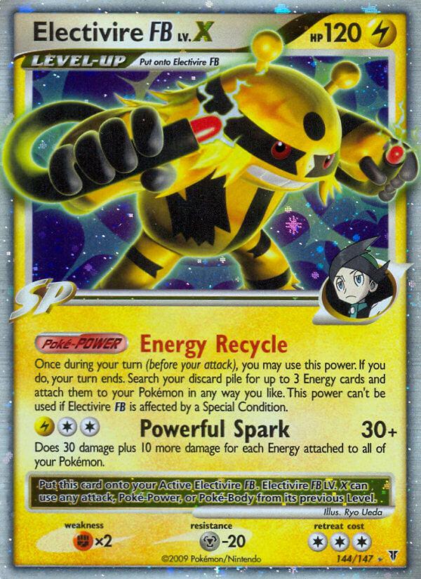 Carte Pokémon: Electivire FB LV.X [Elekable FB NIV.X]