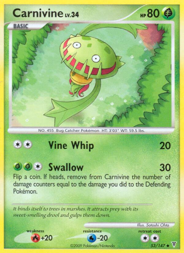 Carte Pokémon: Carnivine [Vortente]