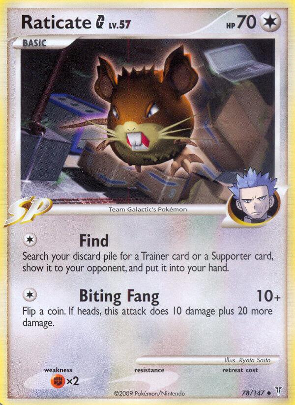 Carte Pokémon: Raticate G [Rattatac G]