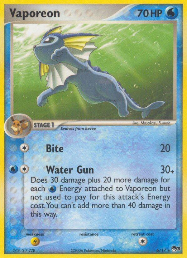 Carte Pokémon: Vaporeon [Aquali]