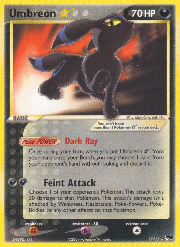 Carte Pokémon: Umbreon star [Noctali star]