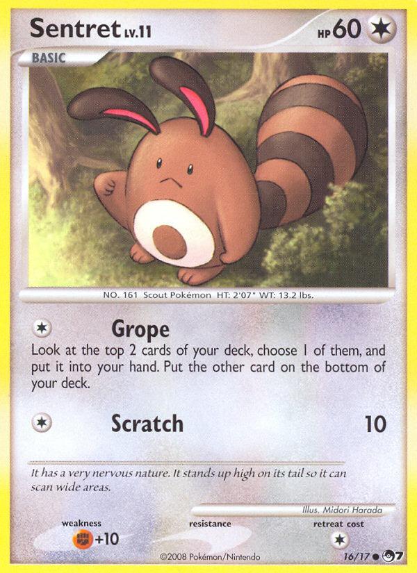 Carte Pokémon: Sentret [Fouinette]