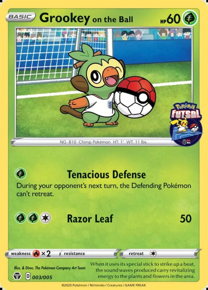 Carte Pokémon: Grookey on the Ball [Ouistempo au Ballon]