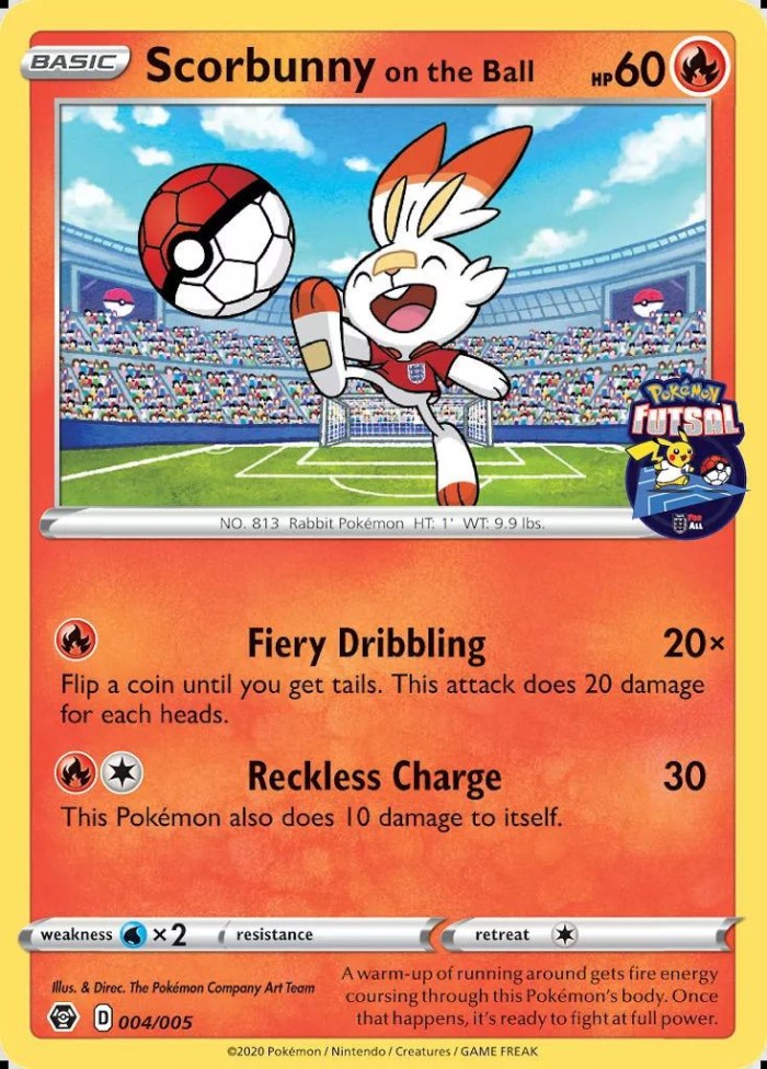 Carte Pokémon: Scorbunny on the Ball [Flambino au Ballon]