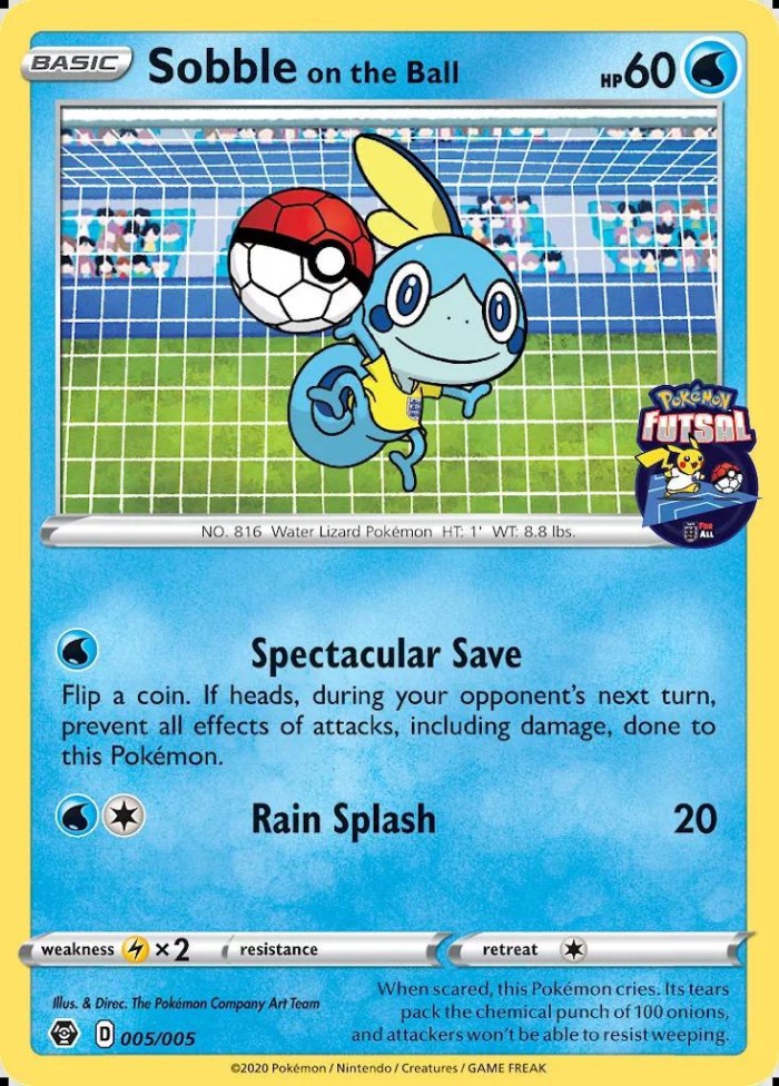 Carte Pokémon: Sobble on the Ball [Larméléon au Ballon]