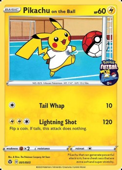 Carte Pokémon: Pikachu on the Ball