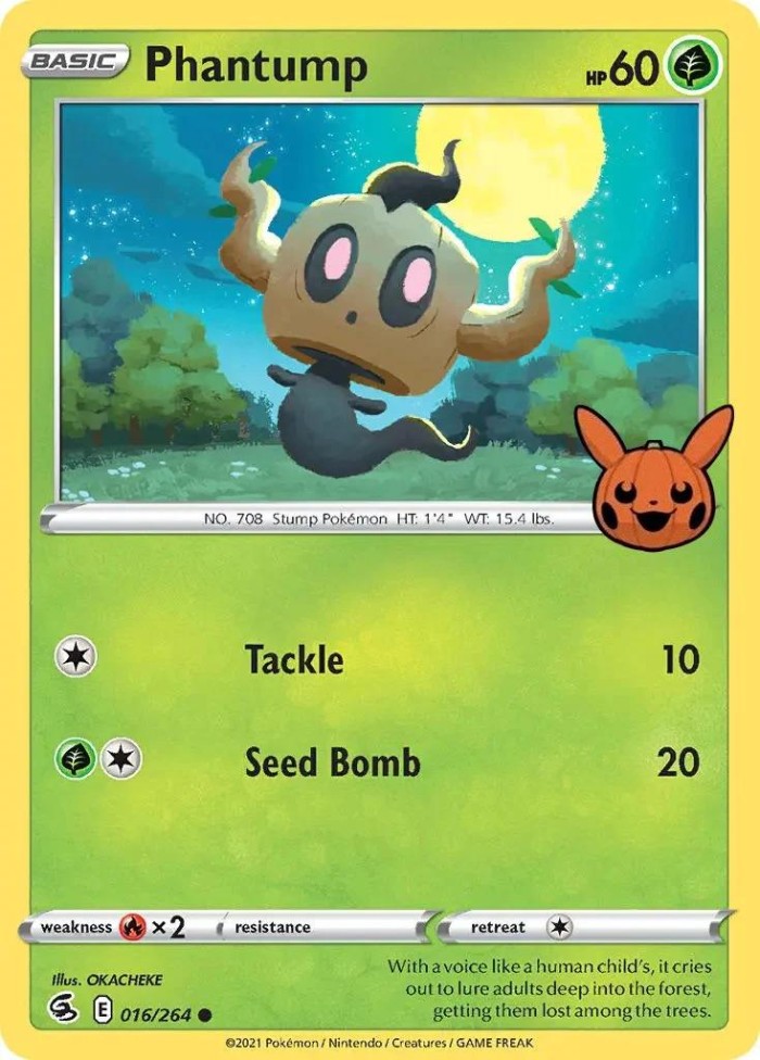 Carte Pokémon: Phantump [Brocélôme]