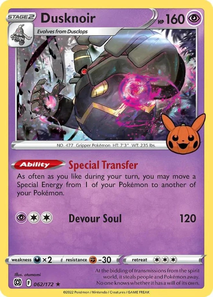 Carte Pokémon: Dusknoir [Noctunoir]