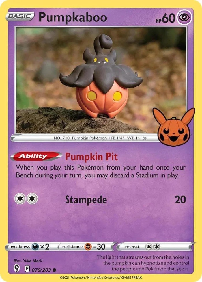 Carte Pokémon: Pumpkaboo [Pitrouille]