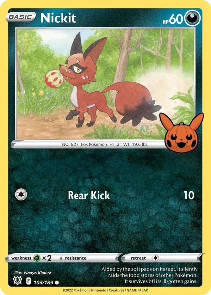 Carte Pokémon: Nickit [Goupilou]