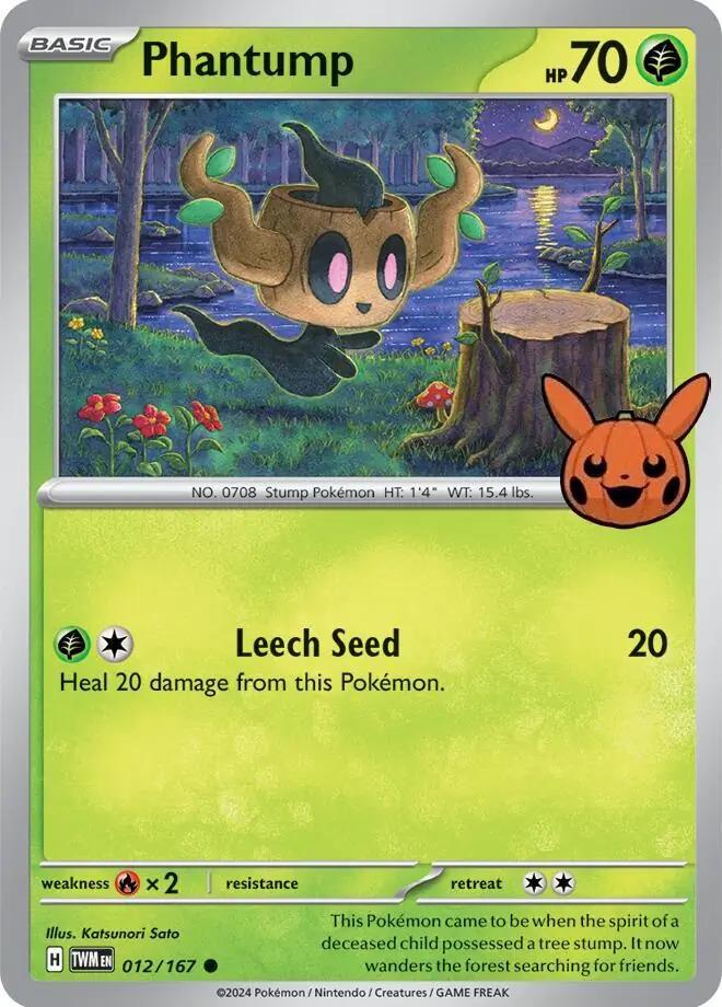 Carte Pokémon: Phantump [Brocélôme]