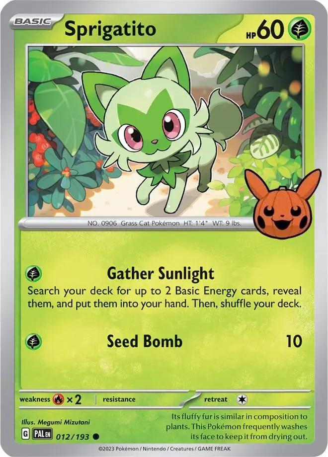 Carte Pokémon: Sprigatito [Poussacha]