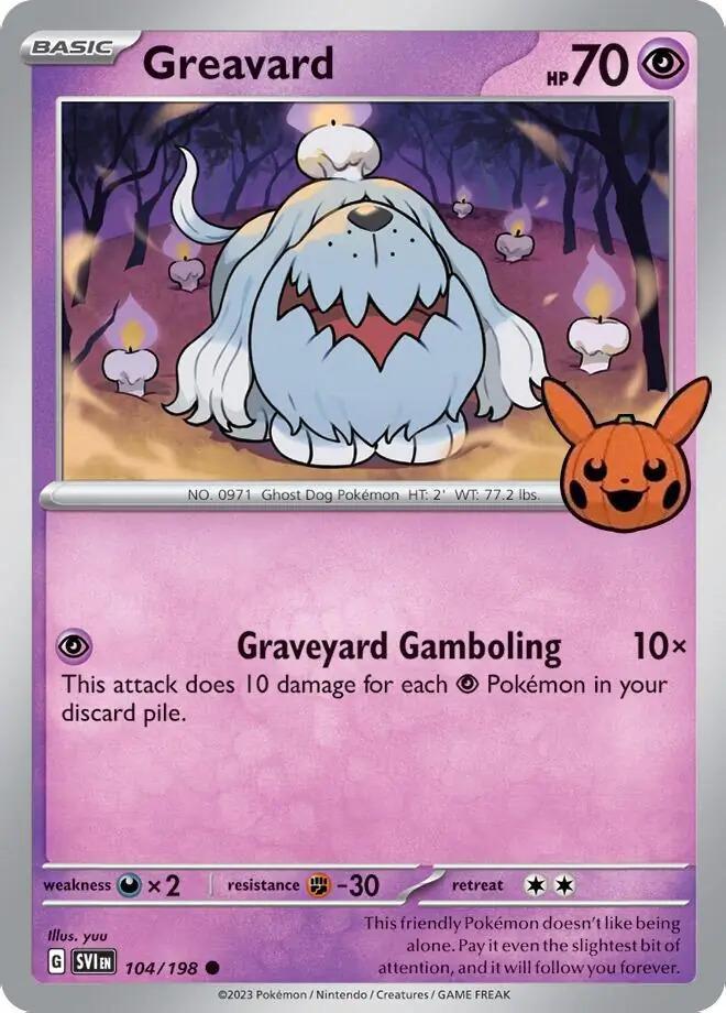 Carte Pokémon: Greavard [Toutombe]