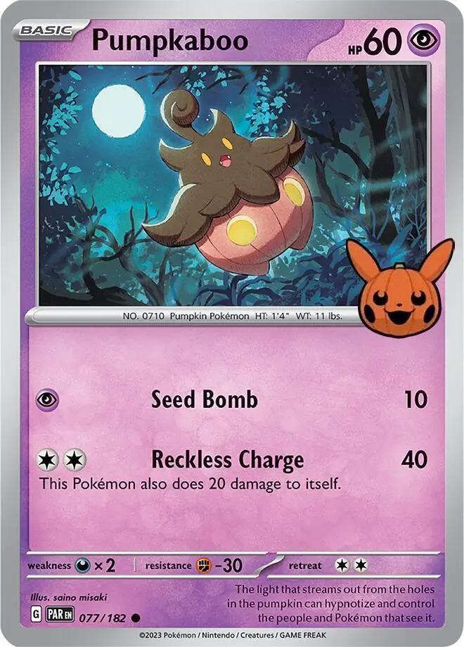 Carte Pokémon: Pumpkaboo [Pitrouille]