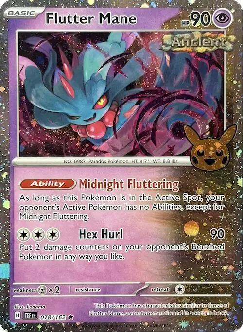 Carte Pokémon: Flutter Mane [Flotte-Mèche]