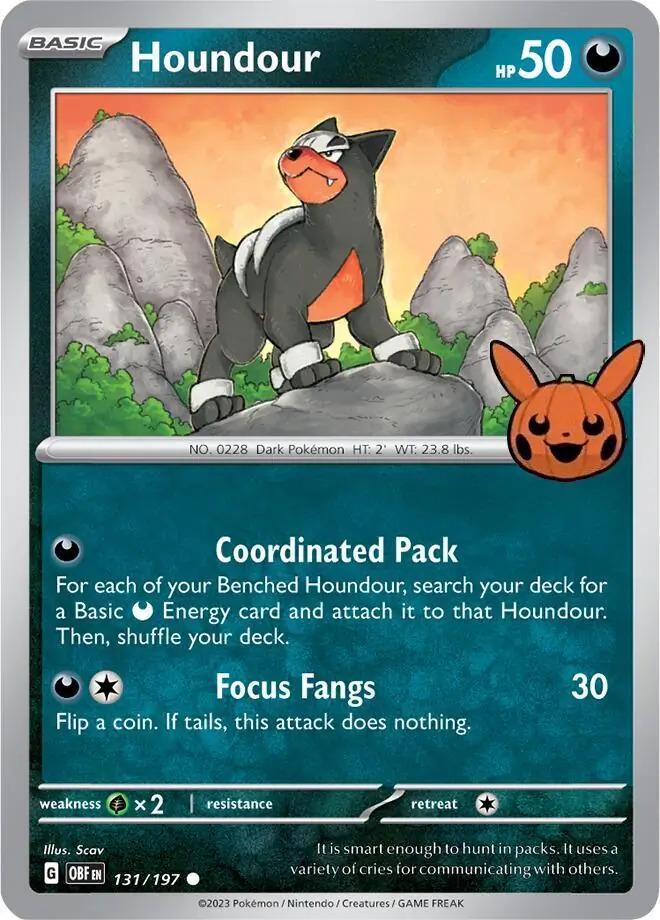 Carte Pokémon: Houndour [Malosse]